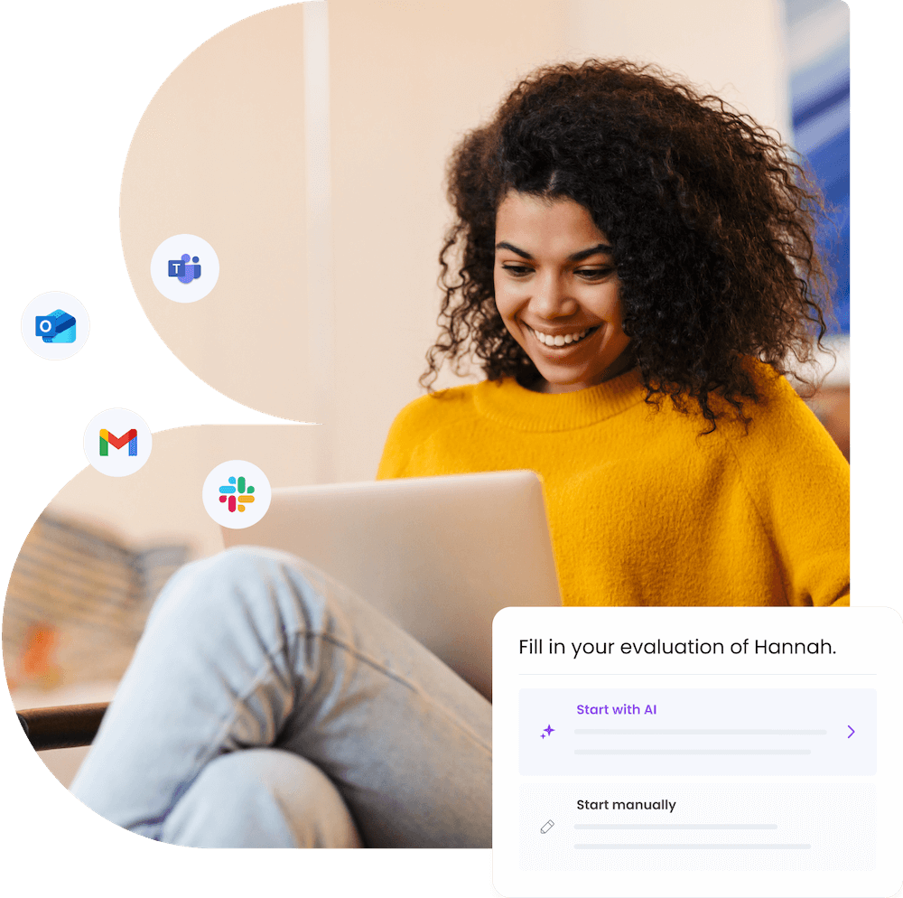Use AI to fill in evaluations